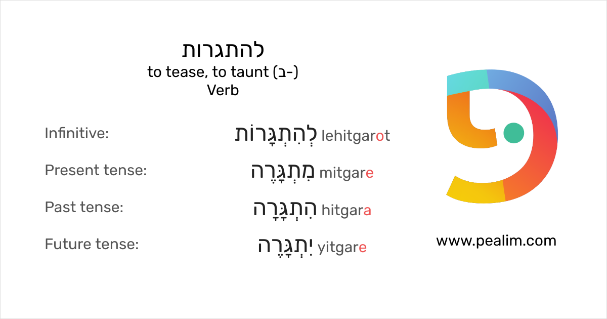 to-tease-to-taunt-hebrew-conjugation-tables