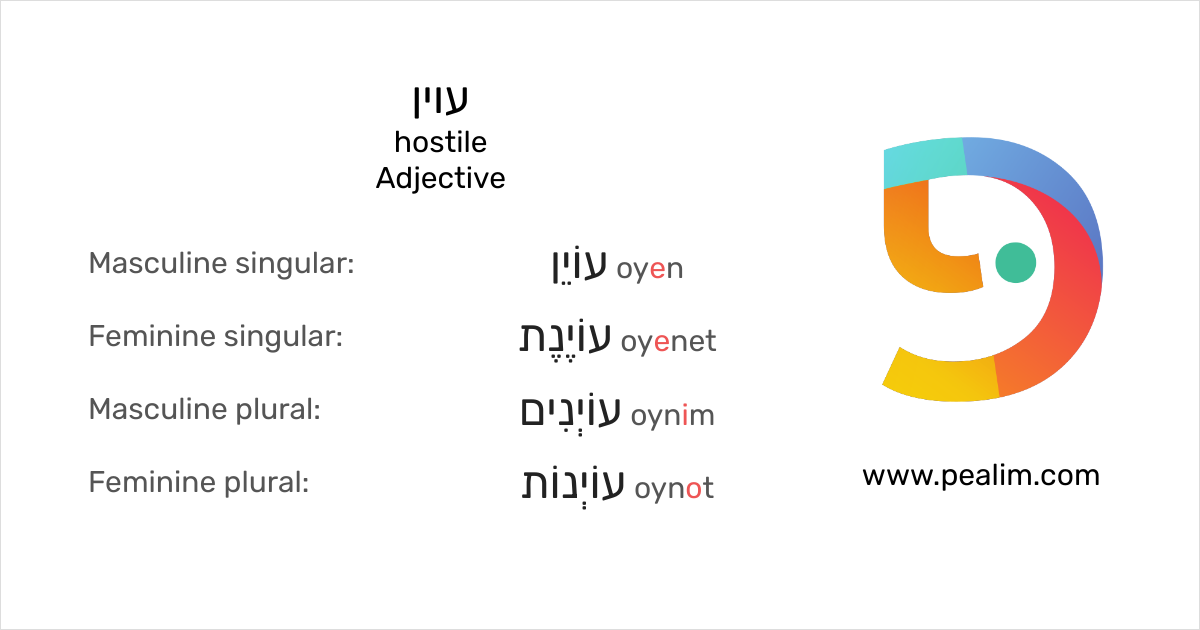 hostile-hebrew-conjugation-tables